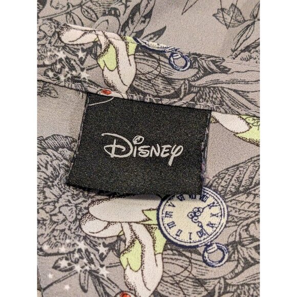 Torrid Womens Plus 5X Harper Disney Peter Pan Tinkerbell Grey Pullover Blouse - Picture 9 of 11